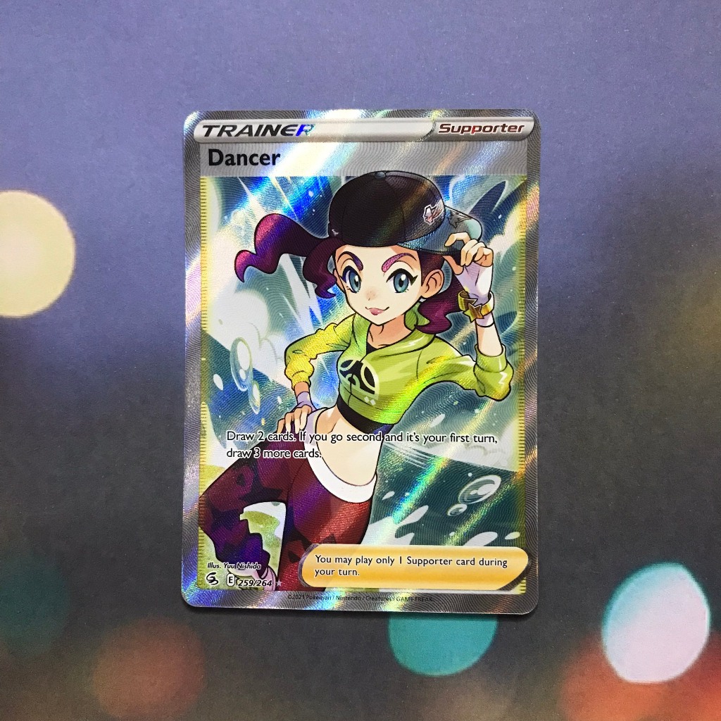 Thẻ hình Pokemon Dancer 259/264 - Lá bài lẻ Full Art Ultra Rare tiếng Anh chính hãng