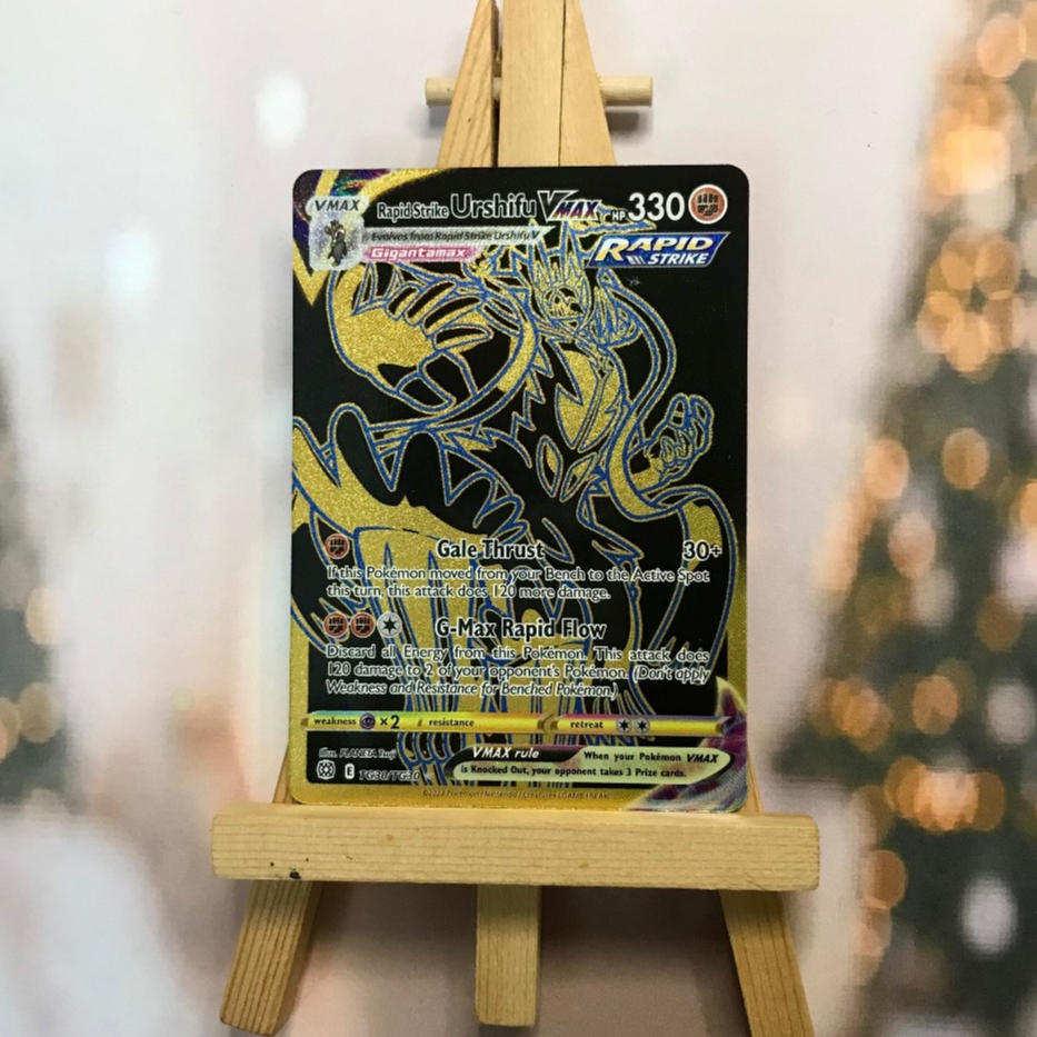Thẻ hình Pokemon Rapid Strike Urshifu VMAX TG30/TG30 - Lá bài lẻ Secret Rare tiếng Anh chính hãng
