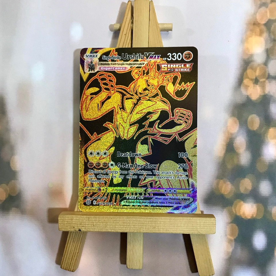 Thẻ hình Pokemon Single Strike Urshifu VMAX TG29/TG30 - Lá bài lẻ Secret Rare tiếng Anh chính hãng
