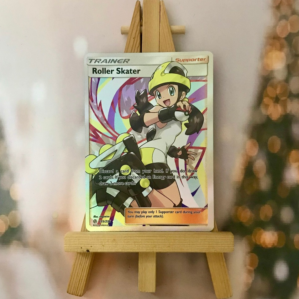 Thẻ hình Pokemon Roller Skater  235/236 - Lá bài lẻ Full Art Ultra Rare tiếng Anh chính hãng
