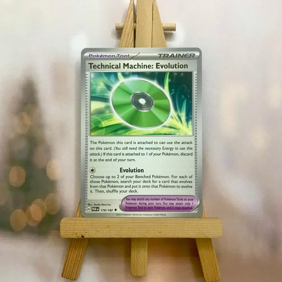 Thẻ Pokemon Technical Machine: Evolution 178/182 - Lá bài Paradox Rift Uncommon Reverse Holo tiếng Anh chính hãng