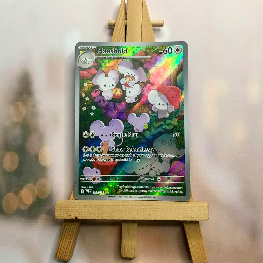 Thẻ hình Pokemon Maushold 226/193 - Lá bài lẻ Paldea Evolved Illustration Rare tiếng Anh chính hãng