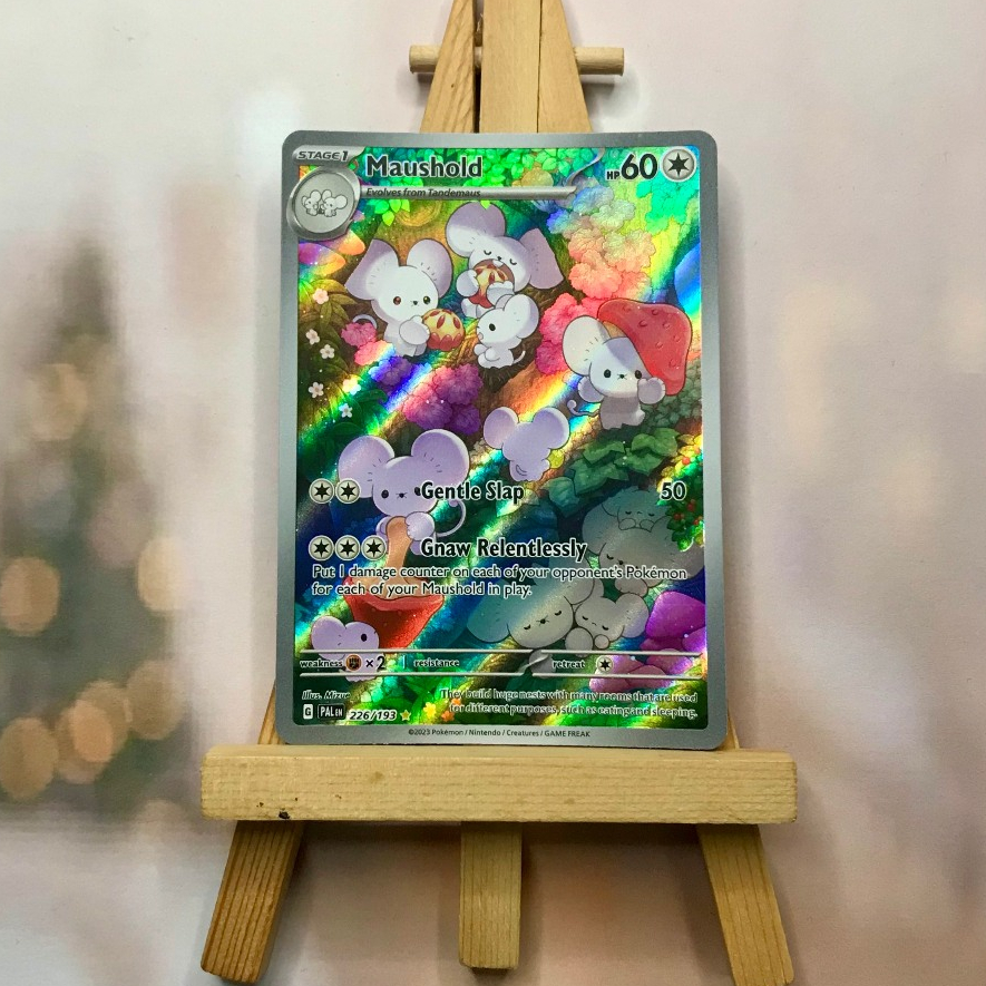 Thẻ hình Pokemon Maushold 226/193 - Lá bài lẻ Paldea Evolved Illustration Rare tiếng Anh chính hãng