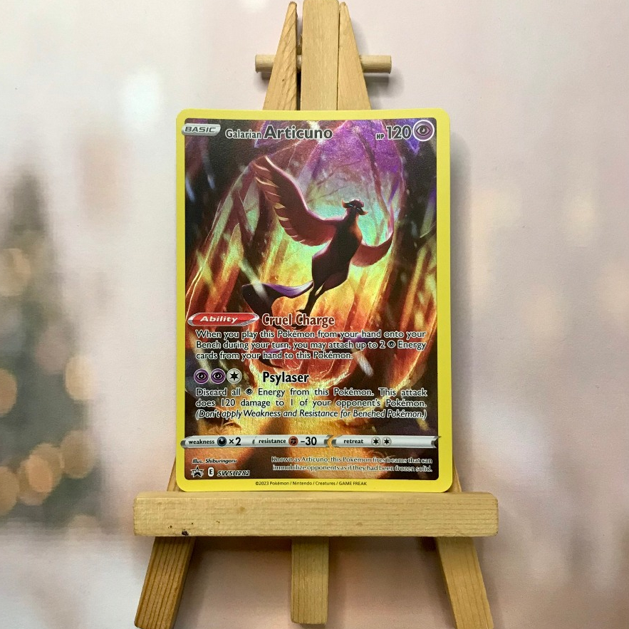 Thẻ hình Pokemon Galarian Articuno SWSH282 - Lá bài lẻ Promo tiếng Anh chính hãng
