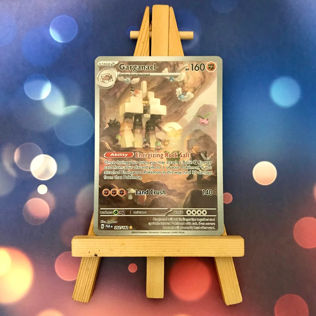Thẻ hình Pokemon Garganacl 202/182 - Lá bài lẻ Paradox Rift Illustration Rare tiếng Anh chính hãng