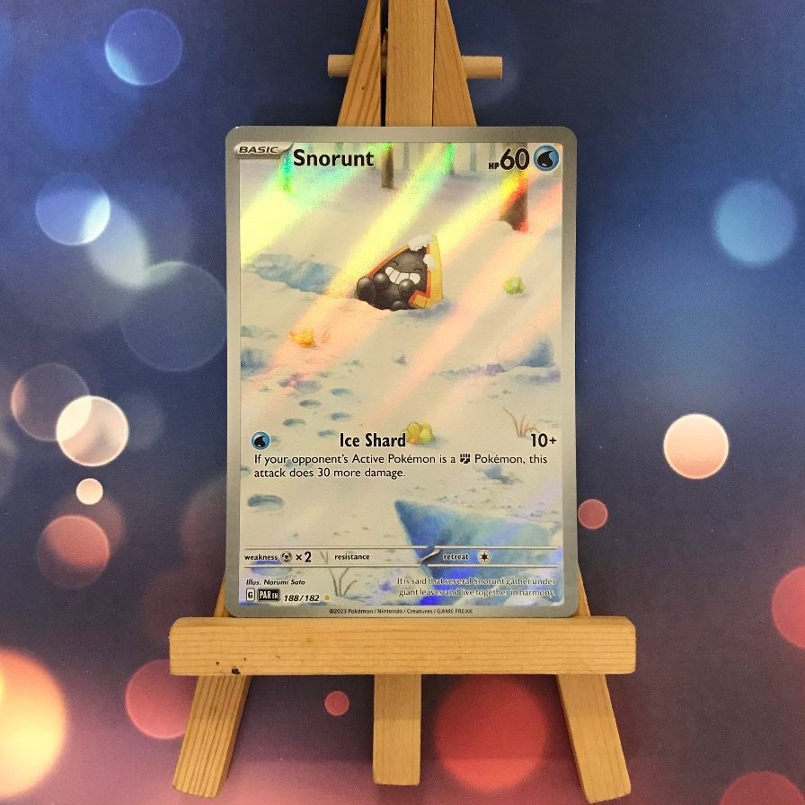 Thẻ hình Pokemon Snorunt 188/182 - Lá bài lẻ Paradox Rift Illustration Rare tiếng Anh chính hãng