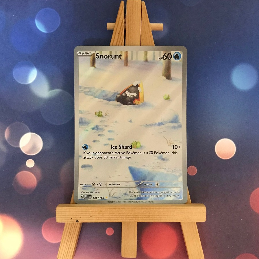 Thẻ hình Pokemon Snorunt 188/182 - Lá bài lẻ Paradox Rift Illustration Rare tiếng Anh chính hãng