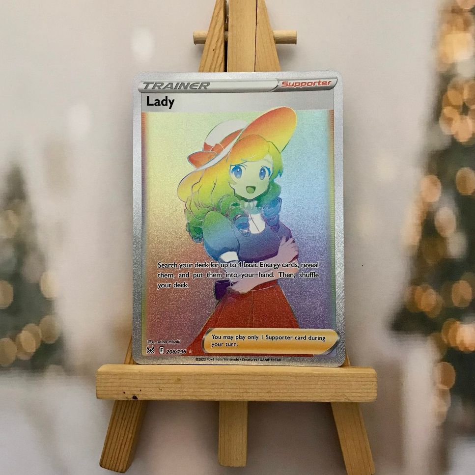 Thẻ hình Pokemon Lady 208/196 - Lá bài lẻ Lost Origin Hyper Rare tiếng Anh chính hãng