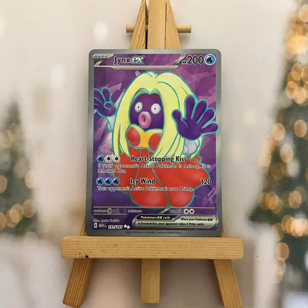 Thẻ hình Pokemon Jynx ex 191/165 - Lá bài lẻ Scarlet & Violet 151 Full Art Secret Rare tiếng Anh chính hãng