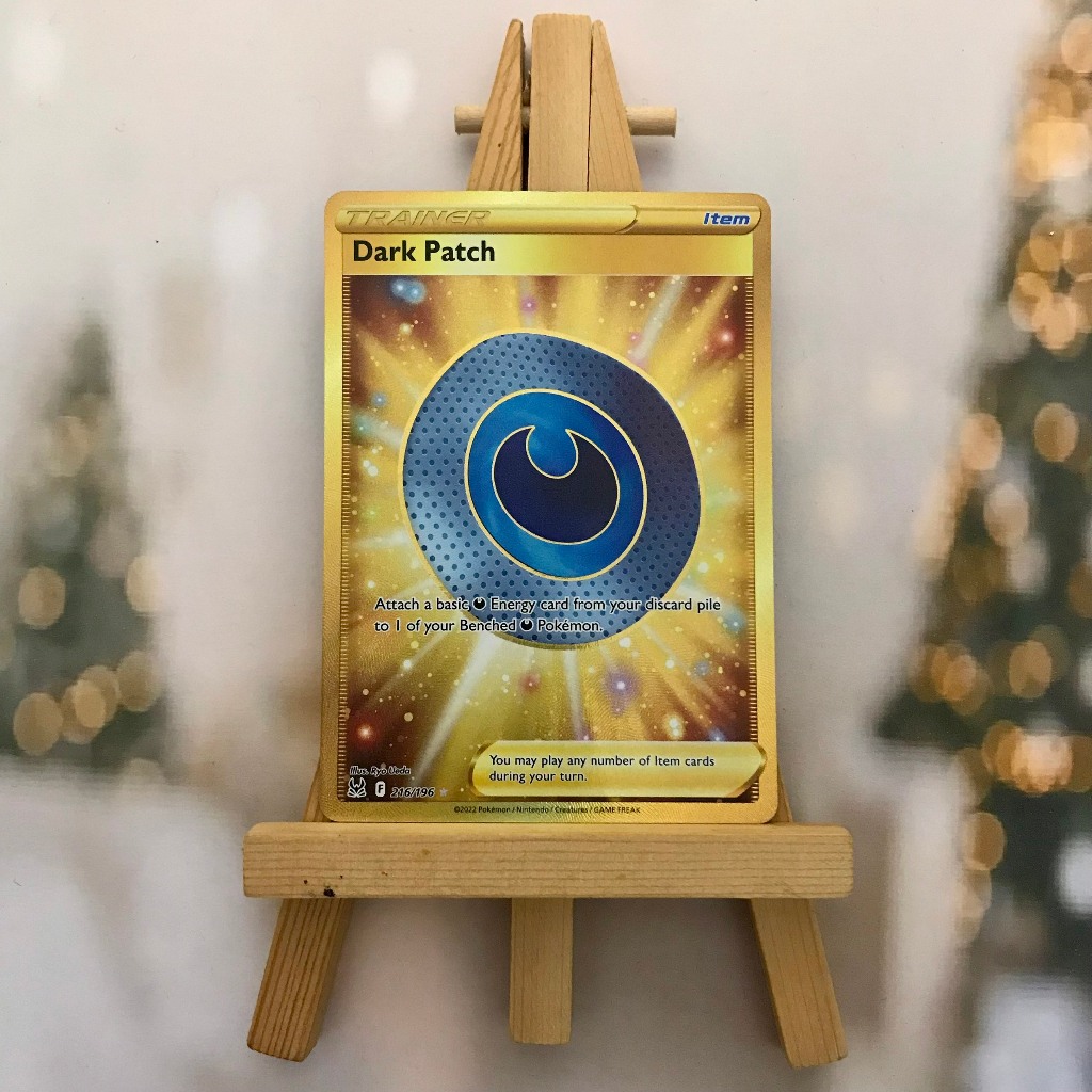 Thẻ hình Pokemon Dark Patch 216/196 - Lá bài lẻ Lost Origin Secret Rare tiếng Anh chính hãng