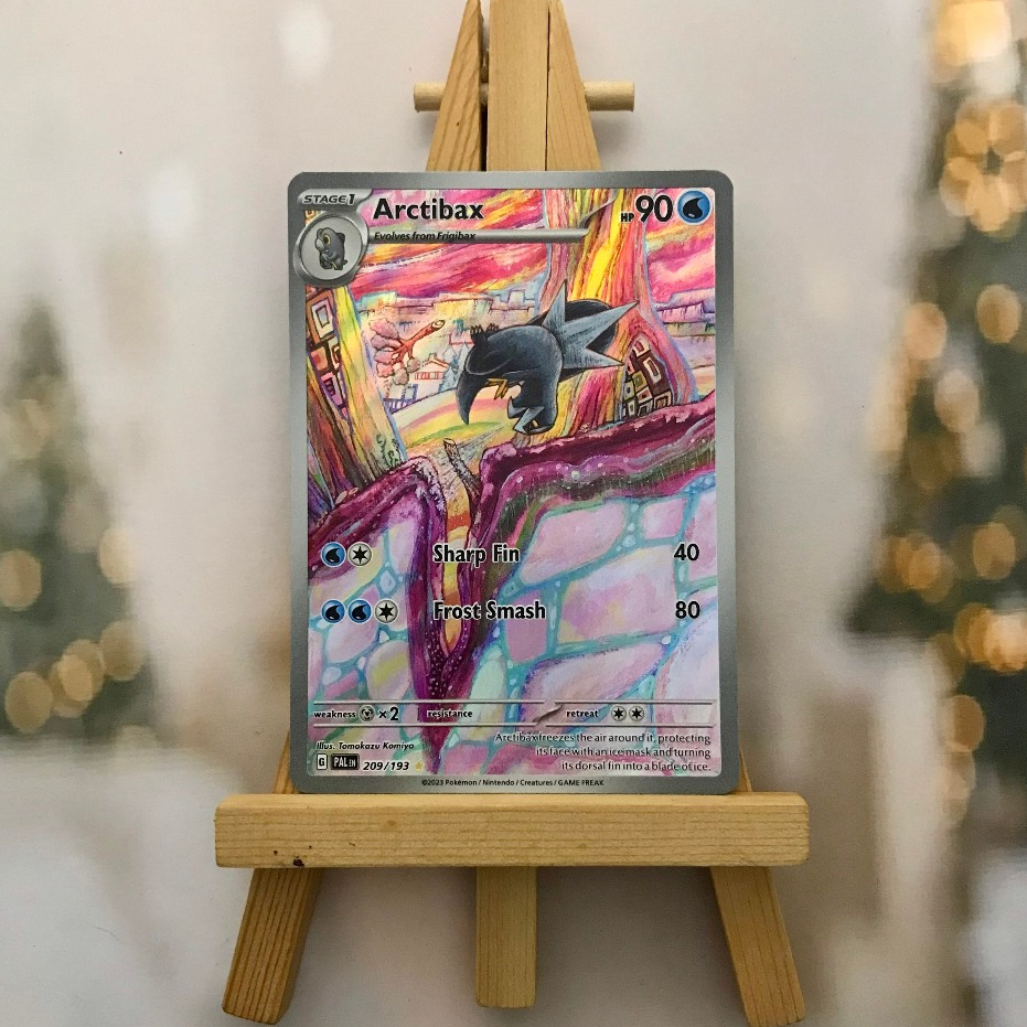 Thẻ hình Pokemon Arctibax 209/193 - Lá bài lẻ Scarlet & Violet: Paldea Evolved Illustration Rare tiếng Anh chính hãng