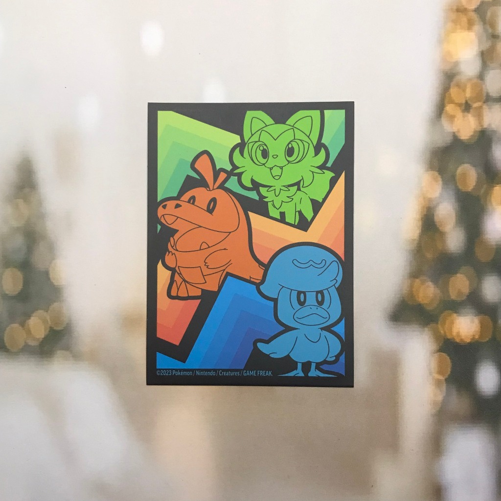 [LẺ 01 CÁI] Sleeves ETB Lẻ bọc Thẻ Bài Pokemon Chính Hãng