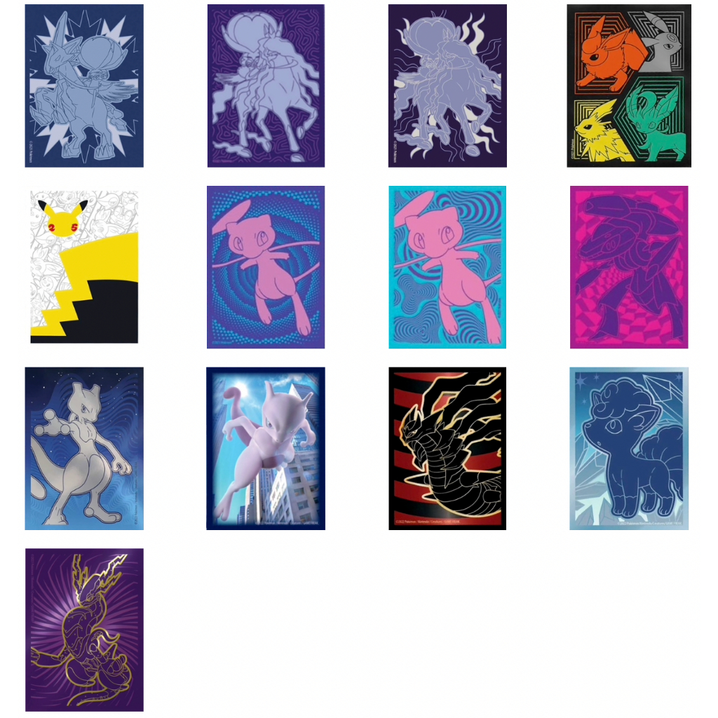 Set Sleeves bọc Thẻ Bài Pokemon chính hãng