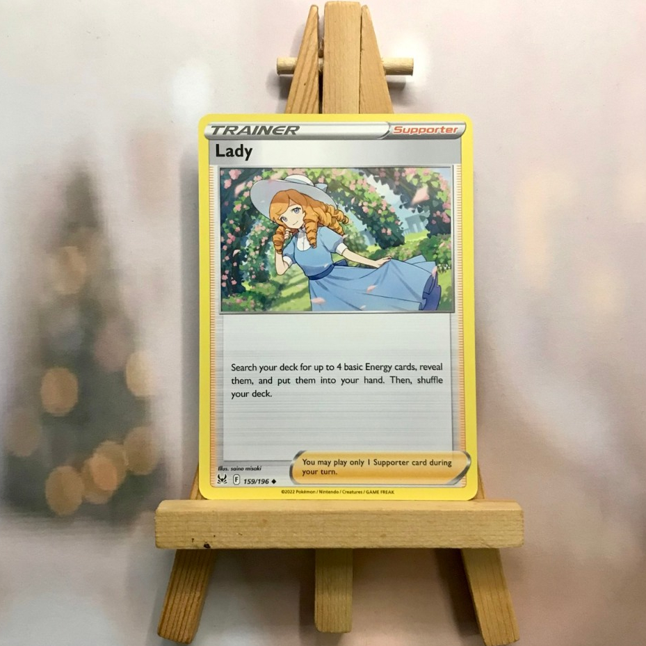 Thẻ hình Pokemon Lady 159/196 - Lá bài Lost Origin Uncommon Reverse Holo tiếng Anh chính hãng