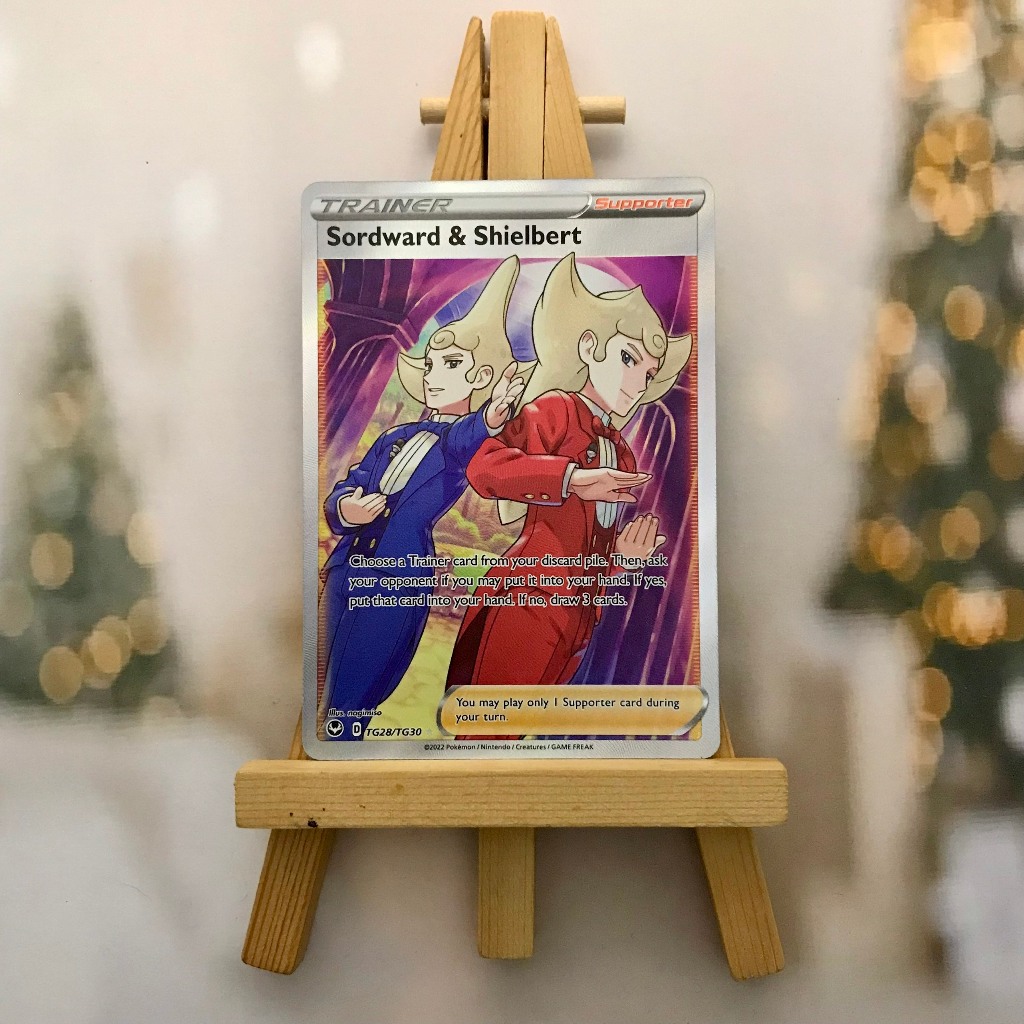Thẻ hình Pokemon Sordward & Shielbert TG28/TG30 - Lá bài lẻ Ultra Rare tiếng Anh chính hãng