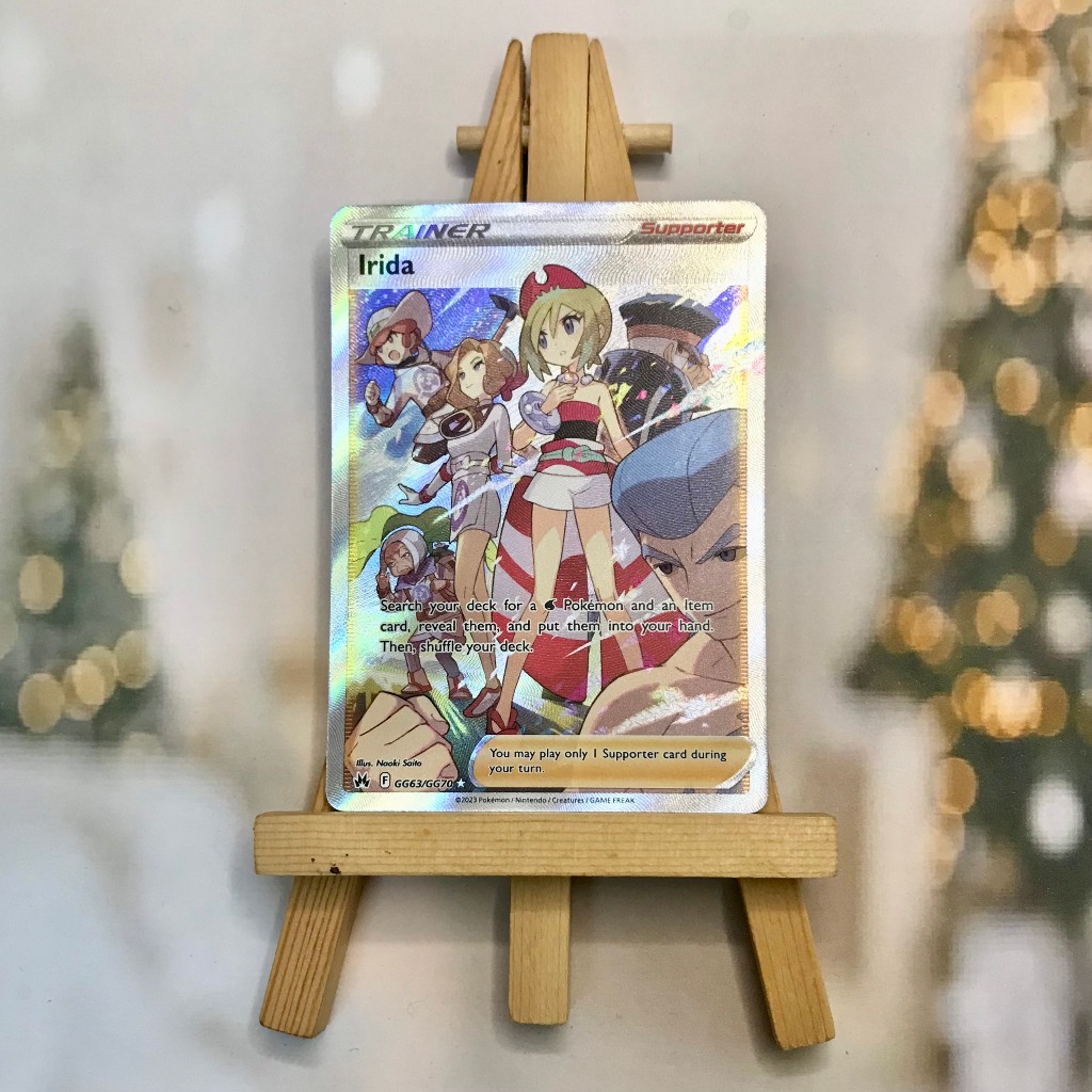 Thẻ hình Pokemon Irida GG63/GG70  - Lá bài lẻ Crown Zenith Full Art Ultra Rare tiếng Anh chính hãng