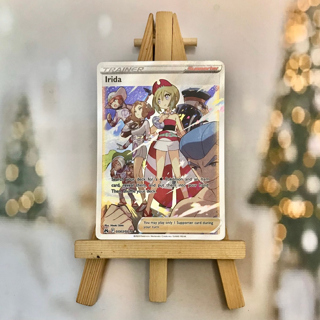 Thẻ hình Pokemon Irida GG63/GG70  - Lá bài lẻ Crown Zenith Full Art Ultra Rare tiếng Anh chính hãng