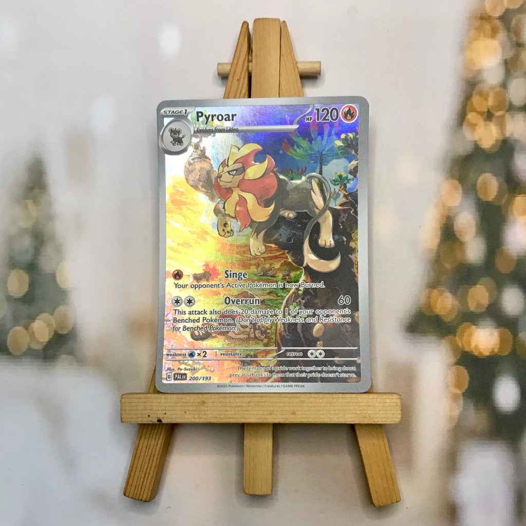 Thẻ hình Pokemon Pyroar 200/193 - Lá bài lẻ Scarlet & Violet: Paldea Evolved Illustration Rare tiếng Anh chính hãng