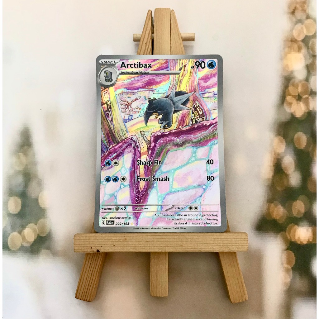 Thẻ hình Pokemon Arctibax 209/193 - Lá bài lẻ Scarlet & Violet: Paldea Evolved Illustration Rare tiếng Anh chính hãng