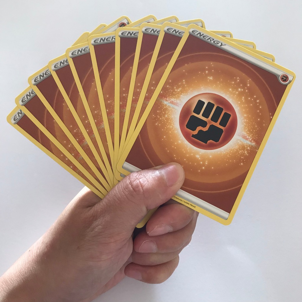 Gói 10 Thẻ Bài Hình Energy Pokemon - Lá Năng lượng từ Build Battle Stadium Box chính hãng