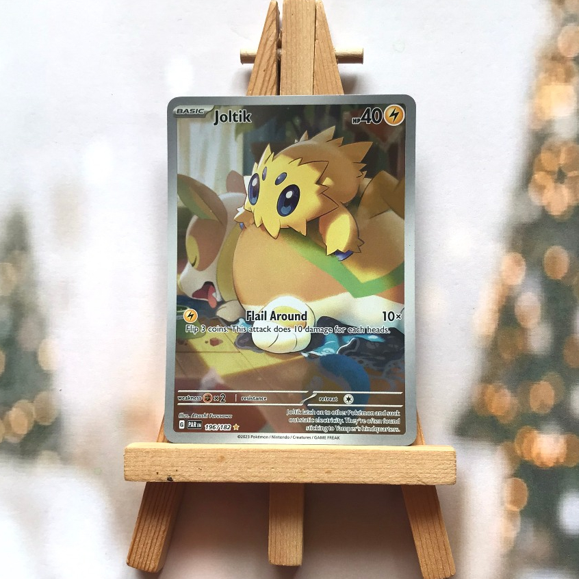 Thẻ hình Pokemon Joltik 196/182 - Lá bài lẻ Paradox Rift Illustration Rare tiếng Anh chính hãng