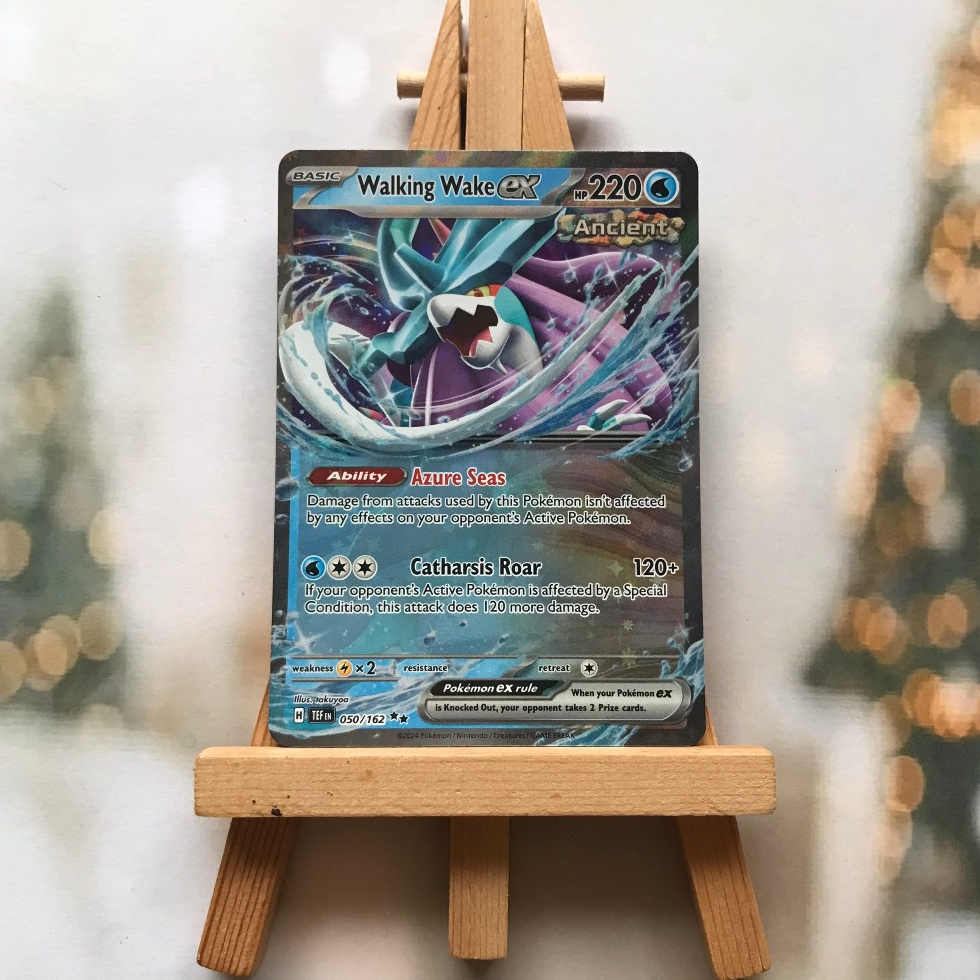 Thẻ hình Pokemon Walking Wake ex 050/162 - Lá bài Scarlet & Violet: Temporal Forces Ultra Rare tiếng Anh chính hãng