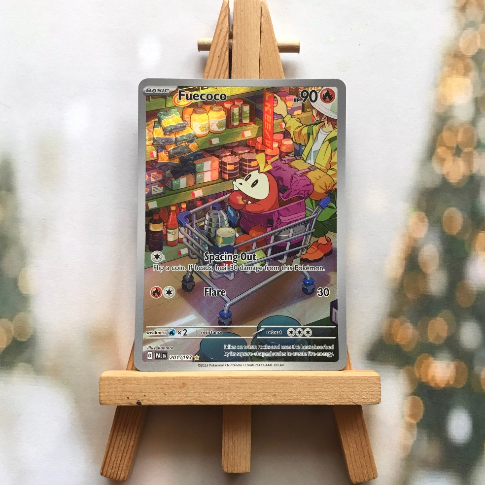 Thẻ hình Pokemon Fuecoco 201/193 - Lá bài lẻ Scarlet & Violet: Paldea Evolved Illustration Rare tiếng Anh chính hãng