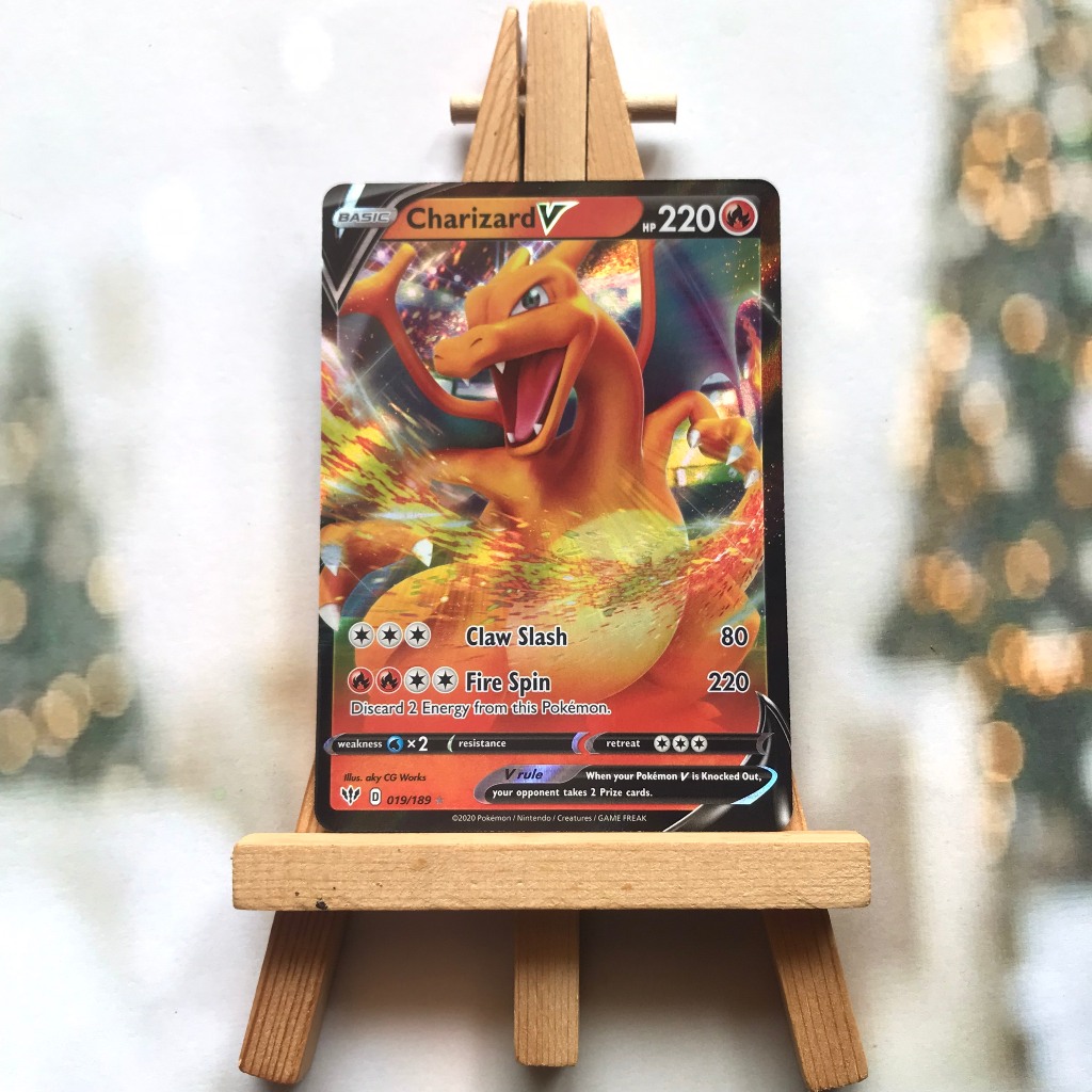 Pokemon Charizard V - 019/189 - Ultra Rare