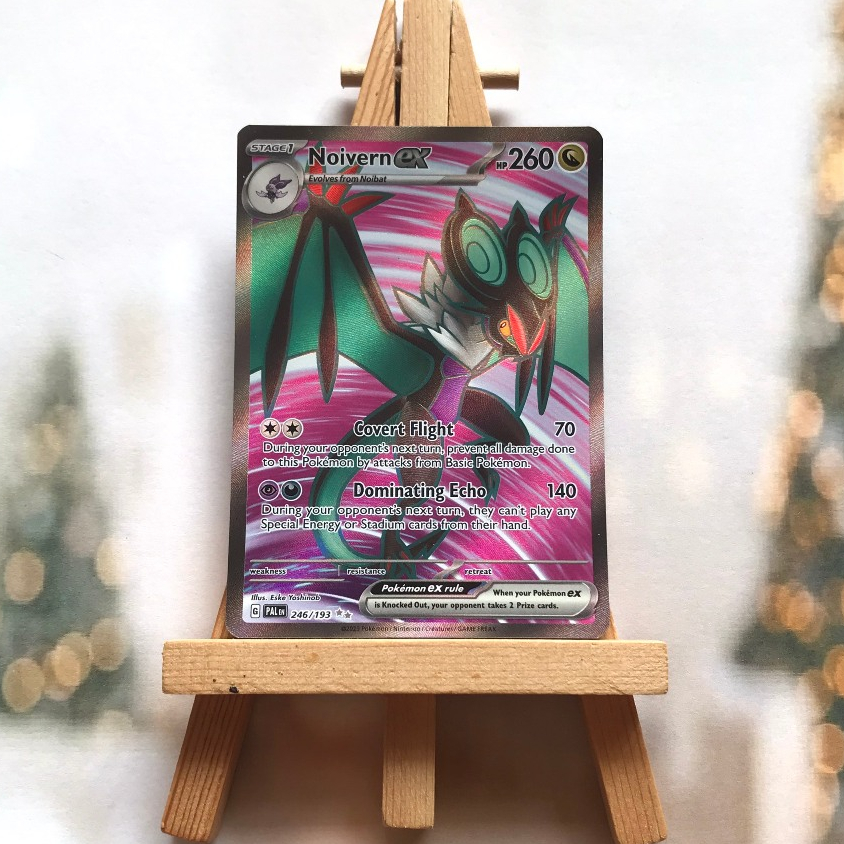 Thẻ hình Pokemon Noivern ex 246/193 - Lá bài lẻ Scarlet&Violet: Paldea Evolved Full Art Secret Rare tiếng Anh chính hãng