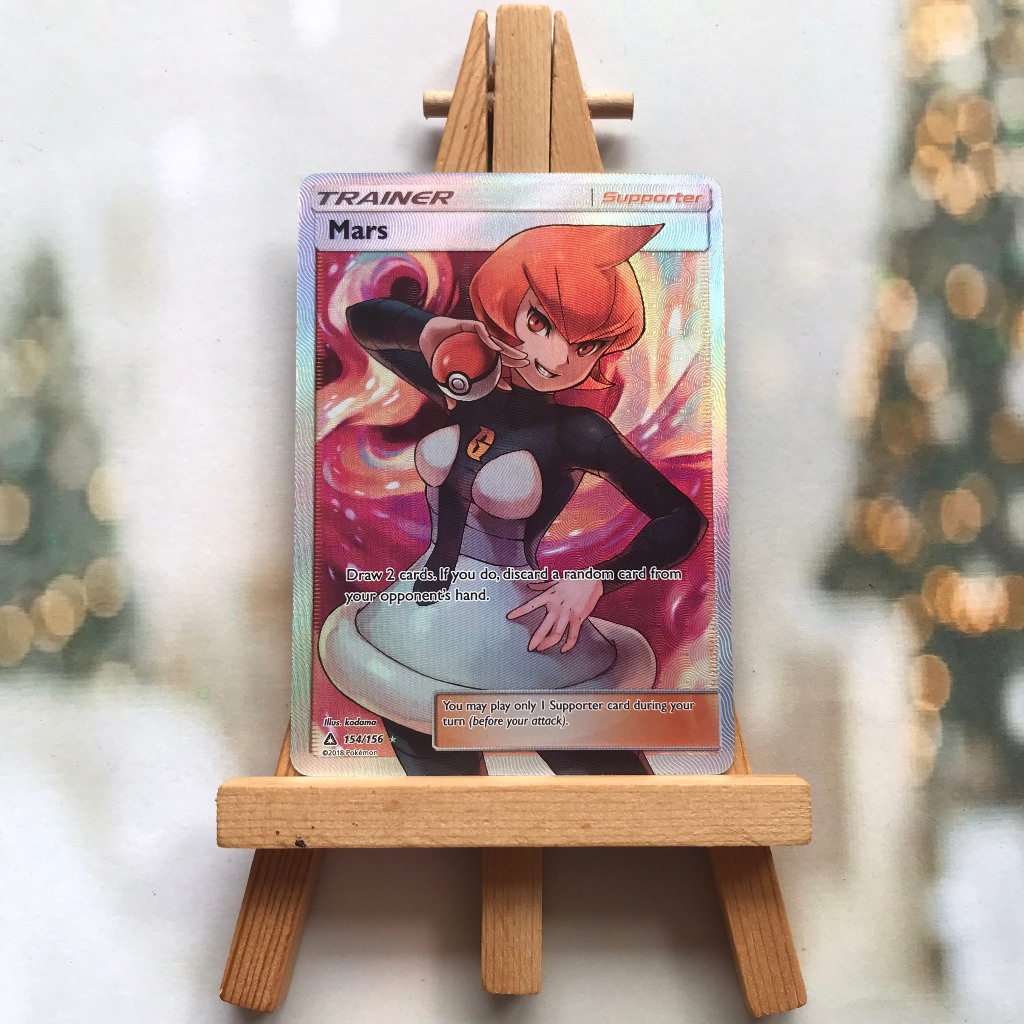 Thẻ hình Pokemon Mars 154/156 - Lá bài lẻ Full Art Ultra Rare tiếng Anh chính hãng