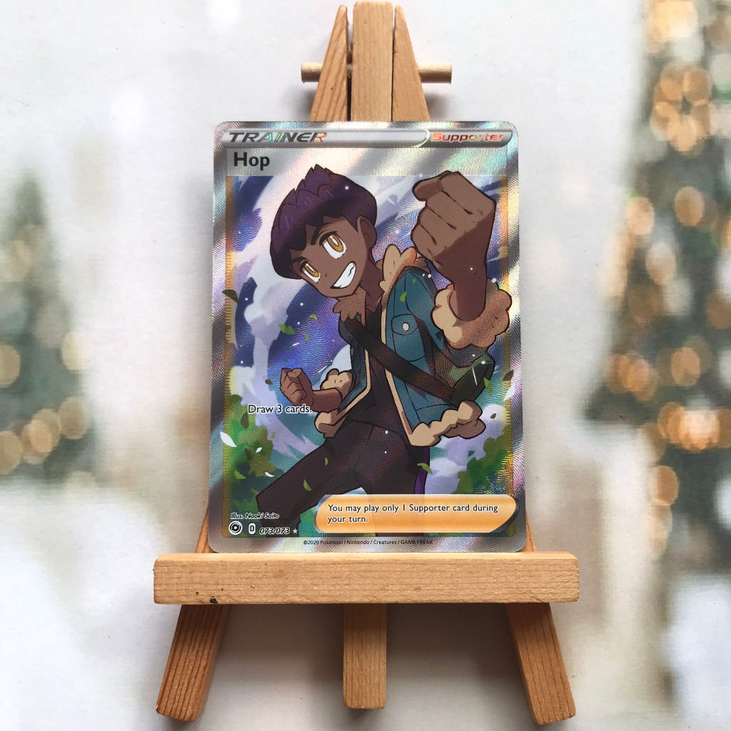 Thẻ hình Pokemon Hop 073/073 - Lá bài lẻ Full Art Ultra Rare tiếng Anh chính hãng