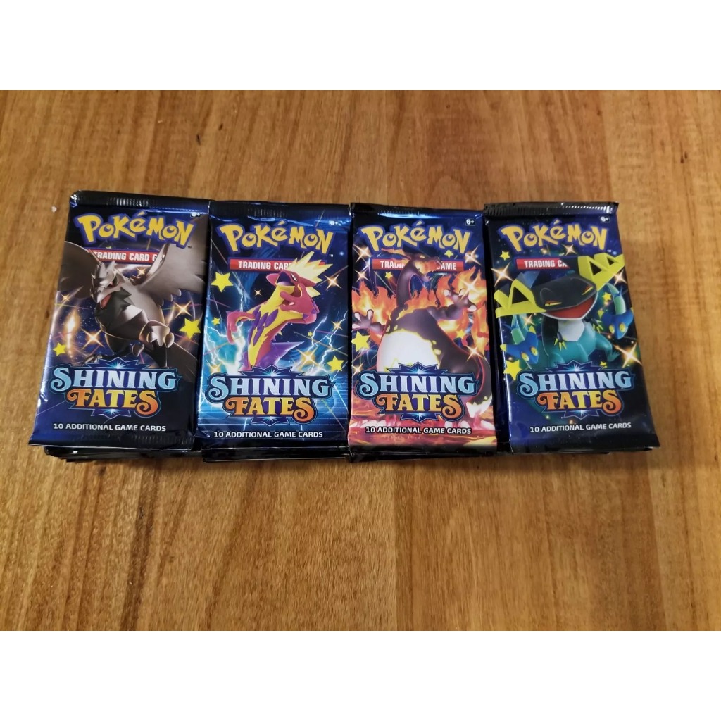Gói bài Shining Fates Booster Pack tiếng Anh chính hãng - Túi thẻ Series Sword & Shield Pokemon TCG
