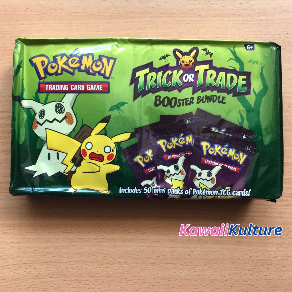 Hộp thẻ bài tăng cường Trick or Trade 2034 2023 2022 - Pokemon Halloween Booster Bundle Box TCG