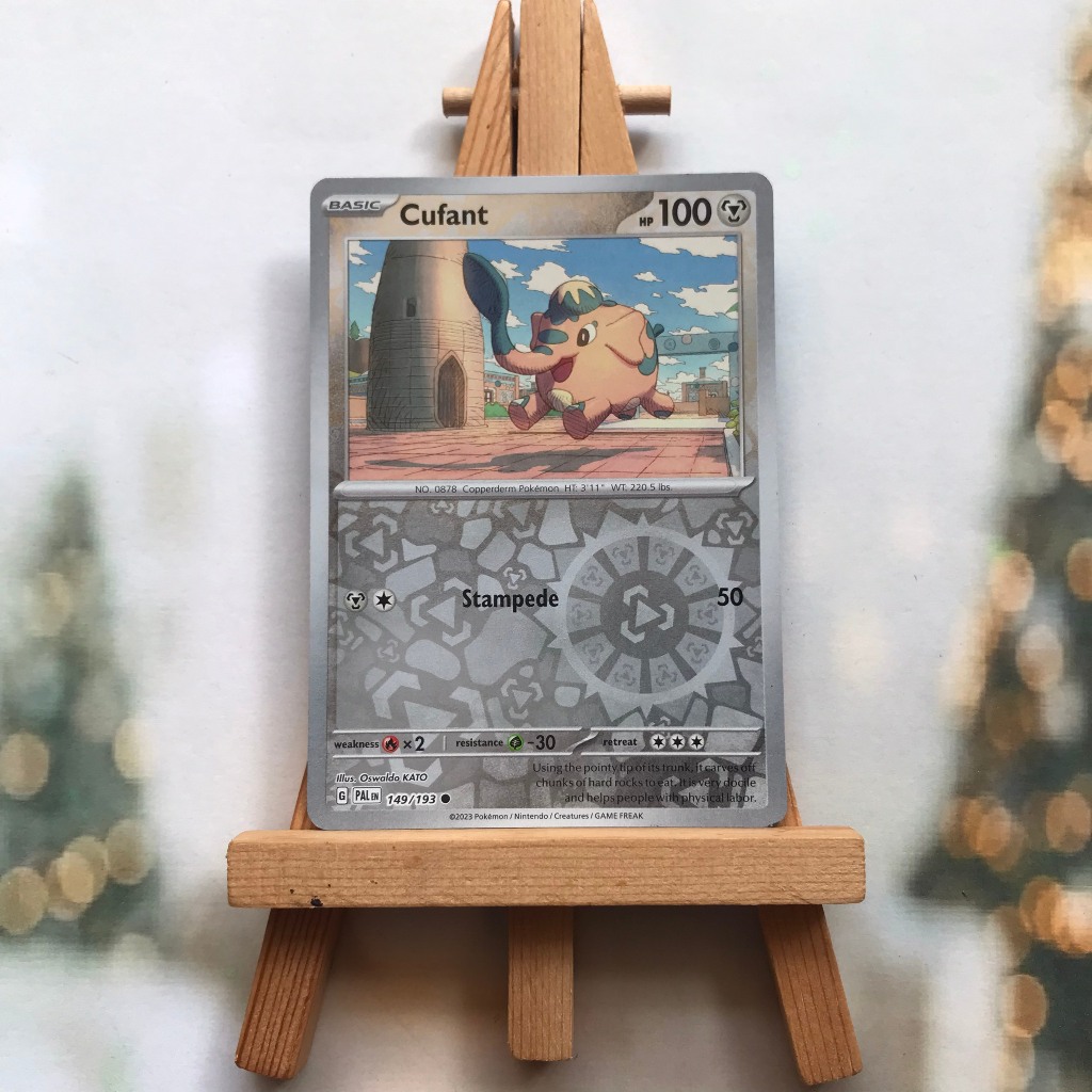 Thẻ hình Pokemon Cufant 149/193 - Lá bài lẻ Scarlet & Violet: Paldea Evolved Common Reverse Holo tiếng Anh chính hãng