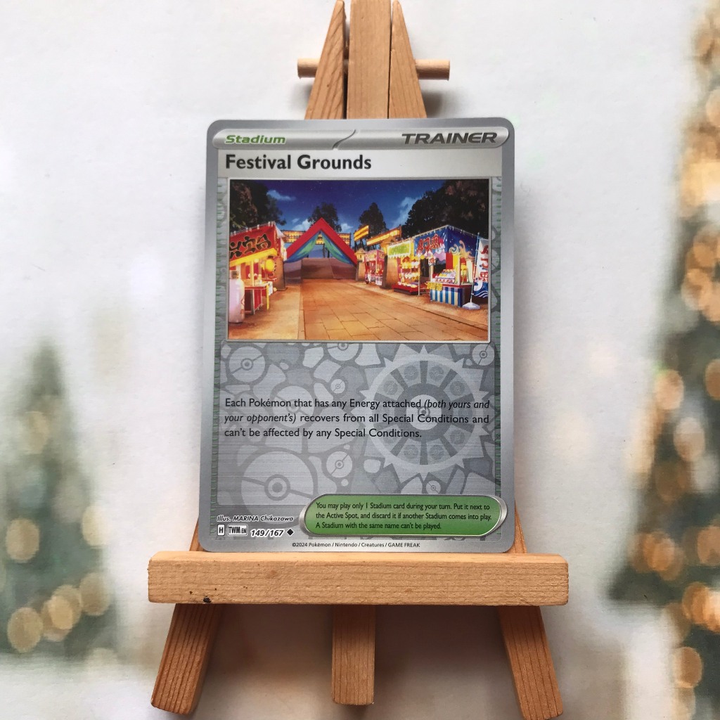 Thẻ hình Pokemon Festival Grounds 149/167 - Lá bài SVE Twilight Masquerade Uncommon Reverse Holo tiếng Anh chính hãng