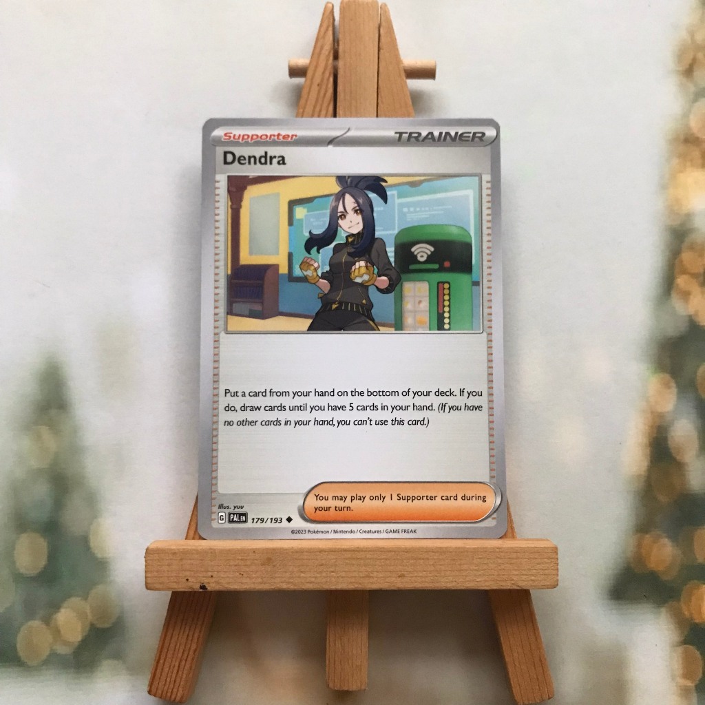 Thẻ hình Pokemon Dendra 179/193 - Lá bài Scarlet & Violet: Paldea Evolved Uncommon Reverse Holo tiếng Anh chính hãng