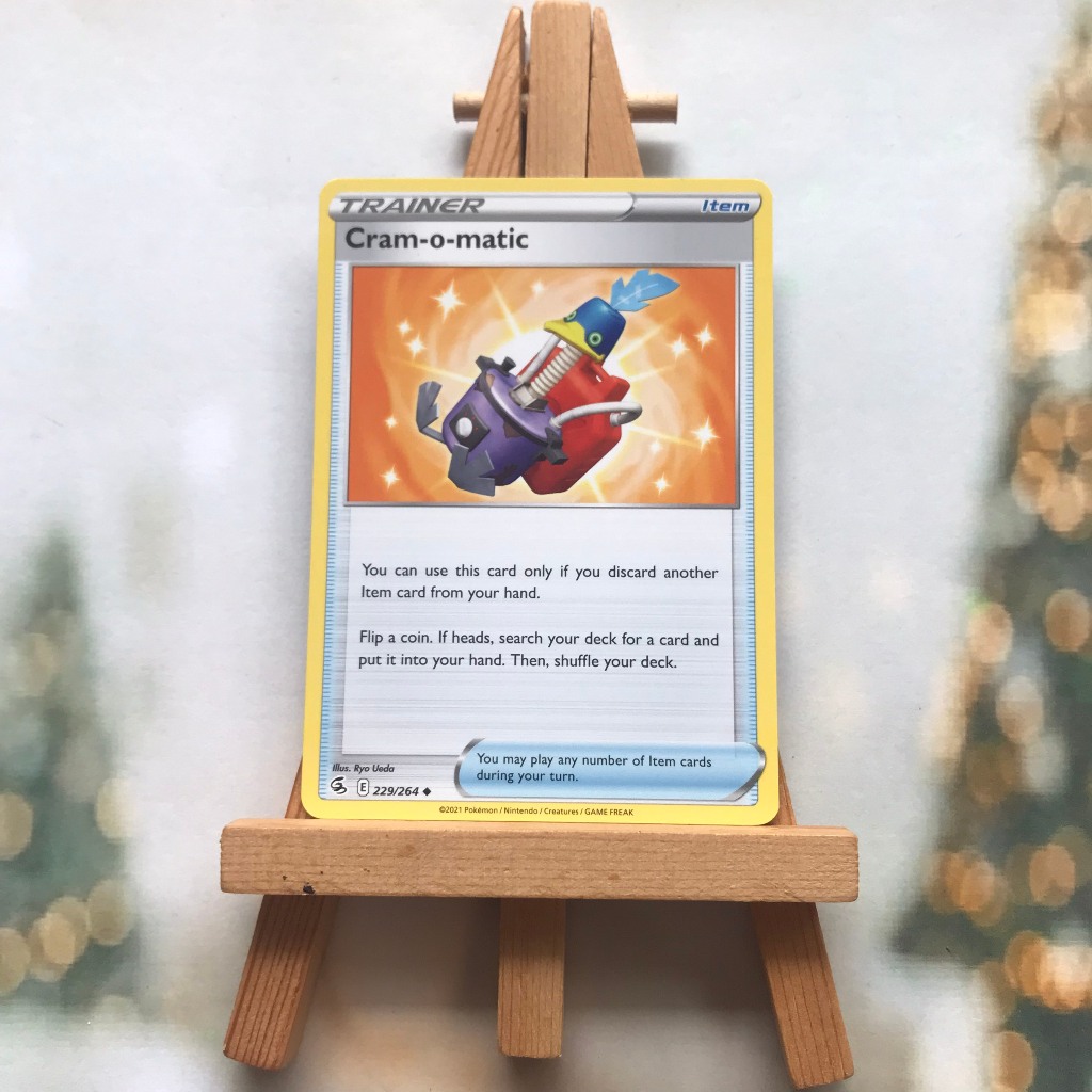 Thẻ hình Pokemon Cram-o-matic 229/264 - Lá bài Fusion Strike Uncommon Reverse Holo tiếng Anh chính hãng