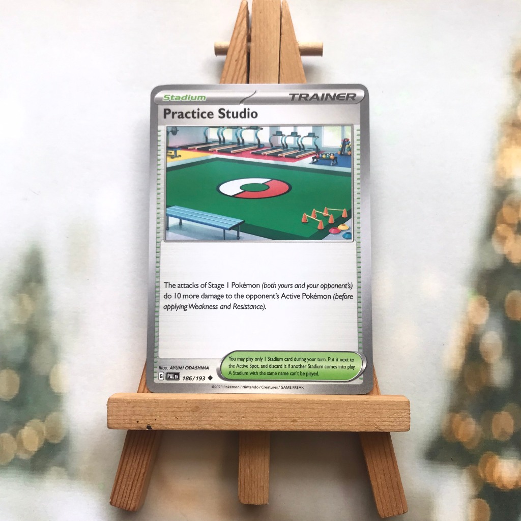 Thẻ hình Pokemon Practice Studio 186/193 - Lá bài Scarlet & Violet: Paldea Evolved Uncommon tiếng Anh chính hãng