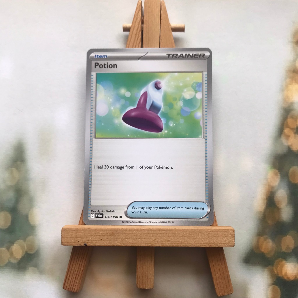 Thẻ hình Pokemon Potion 188/198 - Lá bài lẻ Scarlet & Violet Base Set Reverse Holo tiếng Anh chính hãng