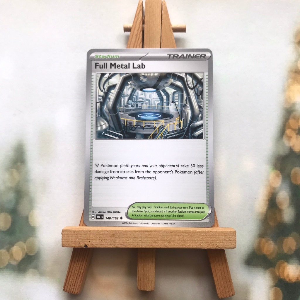Thẻ hình Pokemon Full Metal Lab 148/162 - Lá bài SVE Temporal Forces Uncommon Reverse Holo tiếng Anh chính hãng
