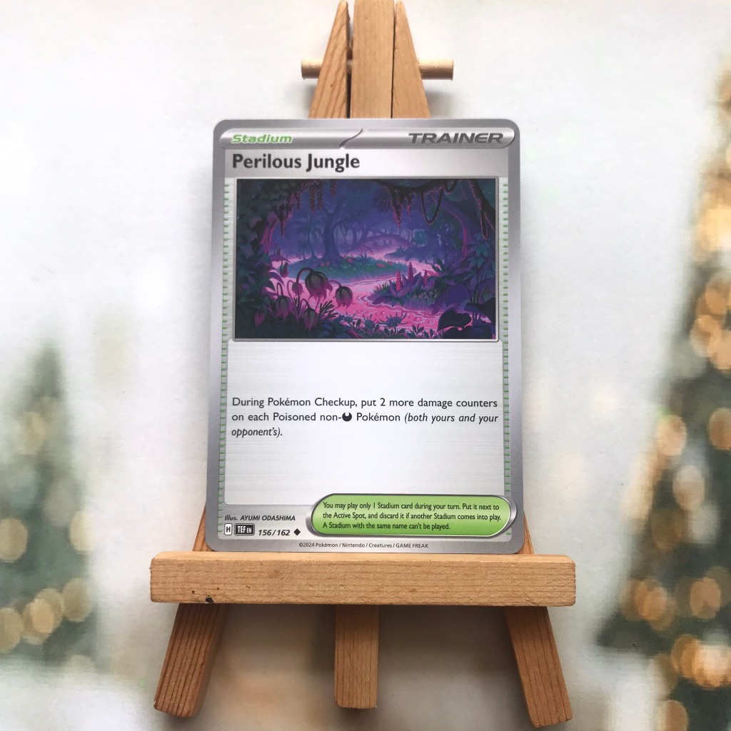 Thẻ hình Pokemon Perilous Jungle 156/162 - Lá bài lẻ Temporal Forces Uncommon Reverse Holo tiếng Anh chính hãng