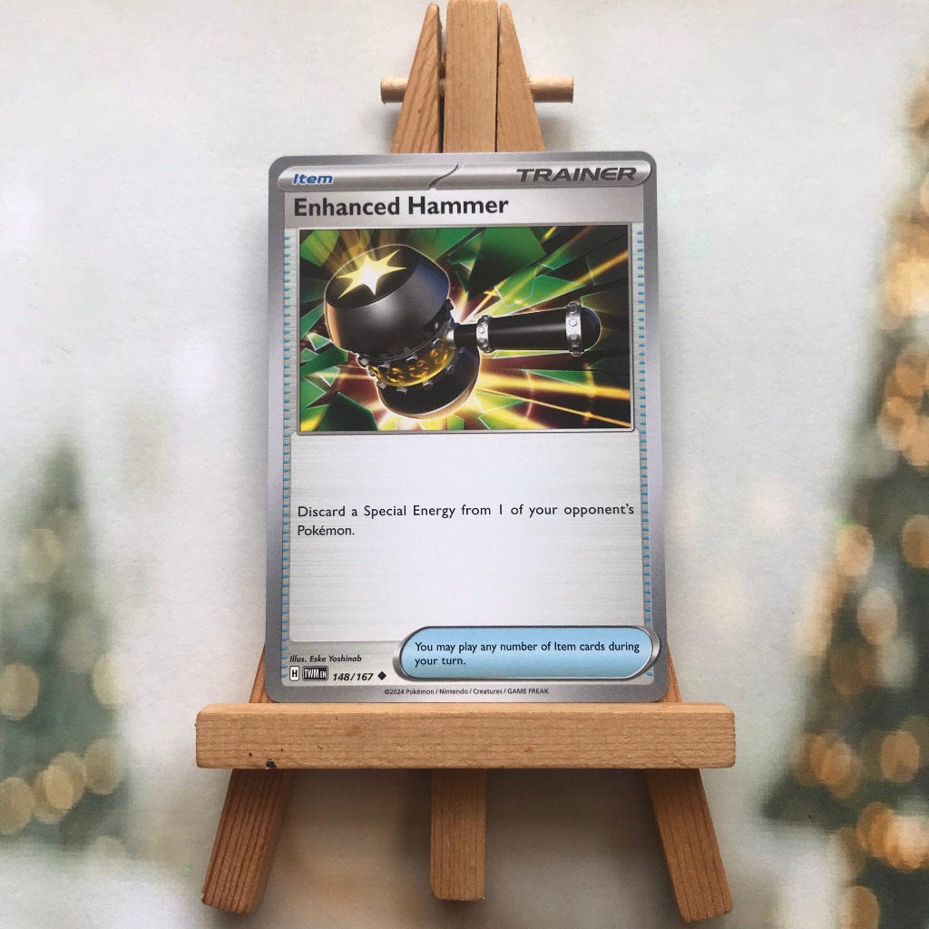 Thẻ hình Pokemon Enhanced Hammer 148/167 - Lá bài lẻ Scarlet & Violet: Twilight Masquerade Uncommon tiếng Anh chính hãng