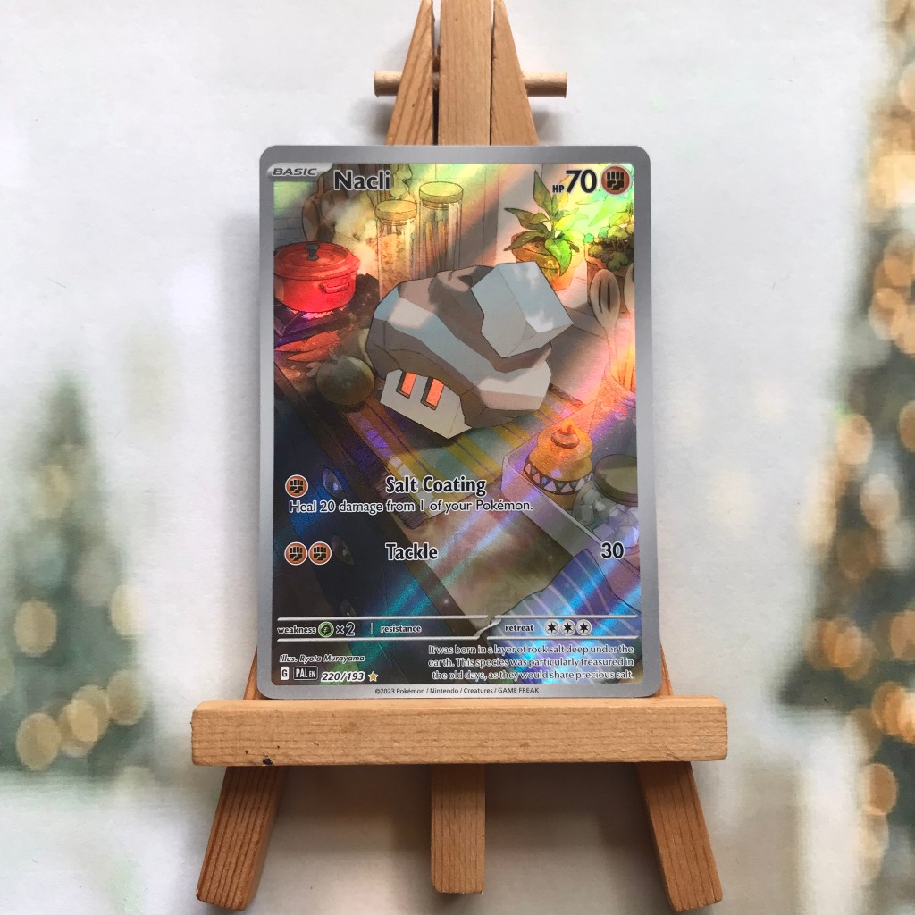 Thẻ hình Pokemon Nacli 220/193 - Lá bài lẻ Scarlet & Violet: Paldea Evolved Illustration Rare tiếng Anh chính hãng