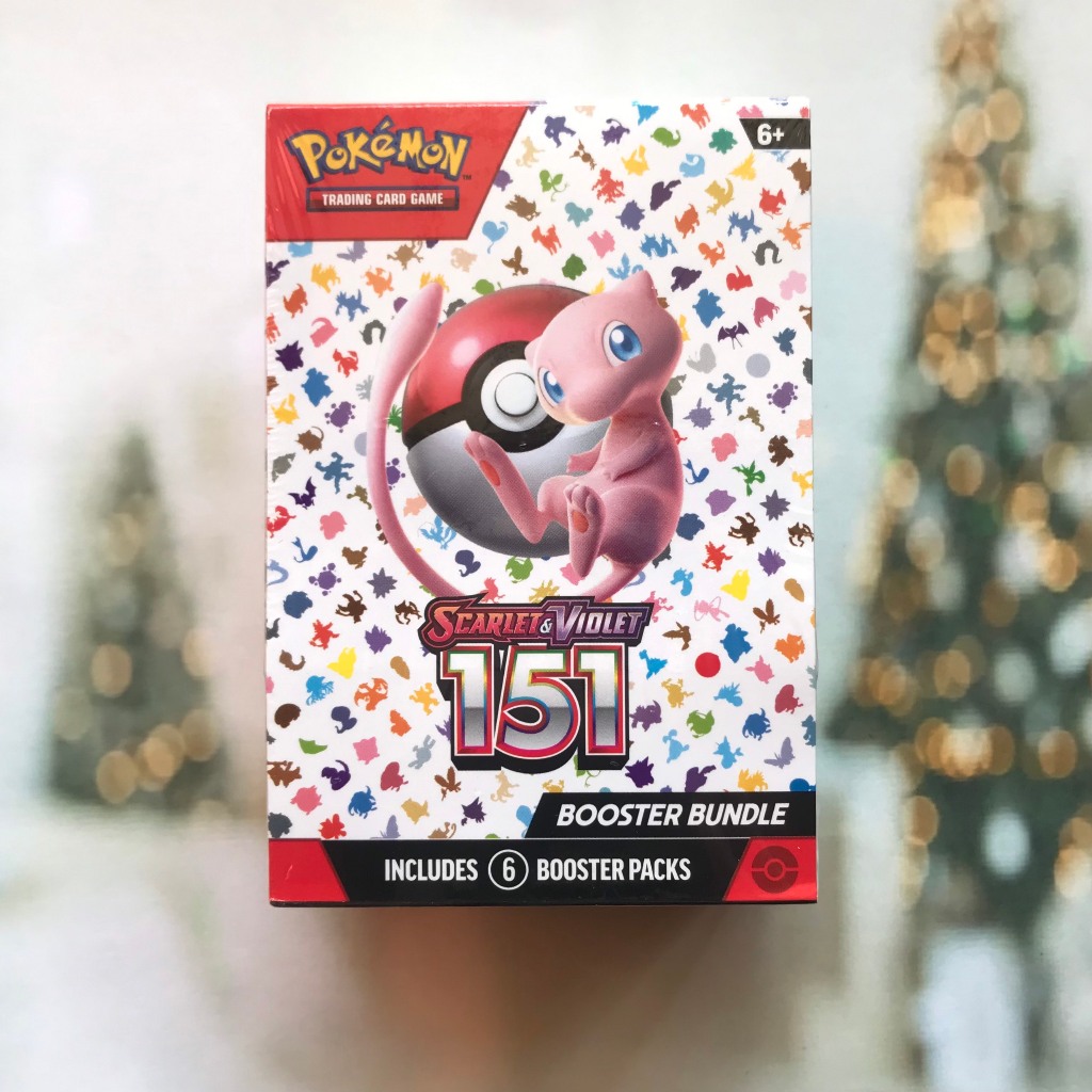 Hộp thẻ bài Scarlet & Violet 151 Booster Bundle Box (seal) - 06 gói pack Pokemon TCG chính hãng
