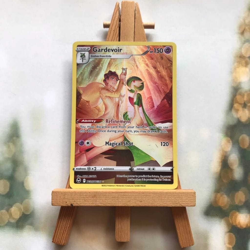 Thẻ hình Pokemon Gardevoir TG05/TG30 - Lá bài Sword & Shield: Silver Tempest Holo Rare tiếng Anh chính hãng
