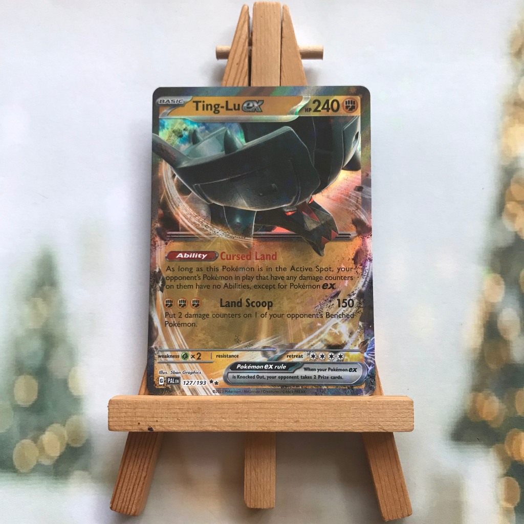 Thẻ hình Pokemon Ting-Lu ex 127/193 - Lá bài Scarlet & Violet: Paldea Evolved Ultra Rare tiếng Anh chính hãng