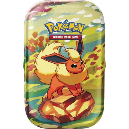 Hộp thẻ bài Mini Tins Display Prismatic Evolutions tiếng Anh - Series Scarlet & Violet Pokemon TCG Box chính hãng