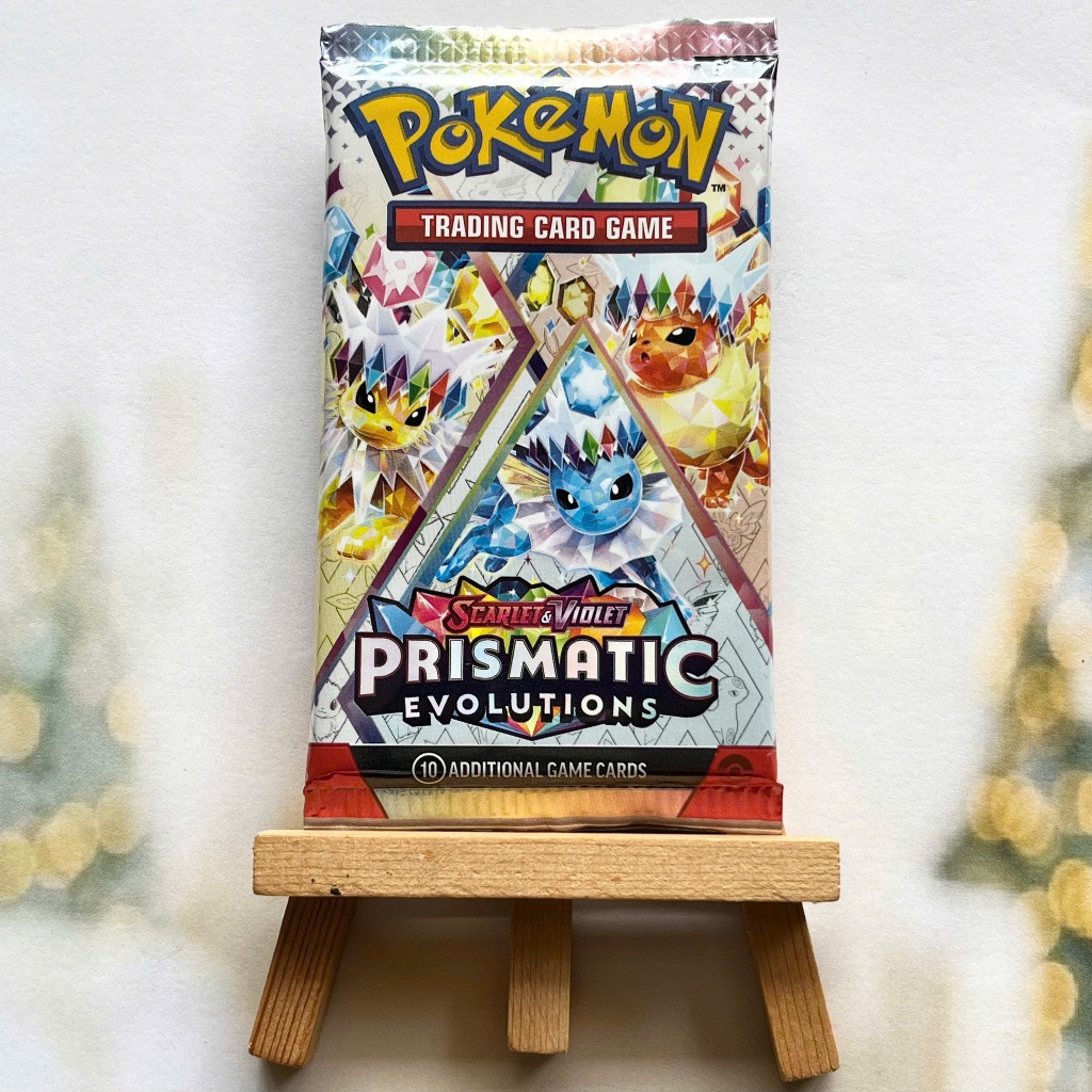 Gói bài Prismatic Evolutions Booster Pack tiếng Anh chính hãng - Túi thẻ Series Scarlet & Violet Pokemon TCG