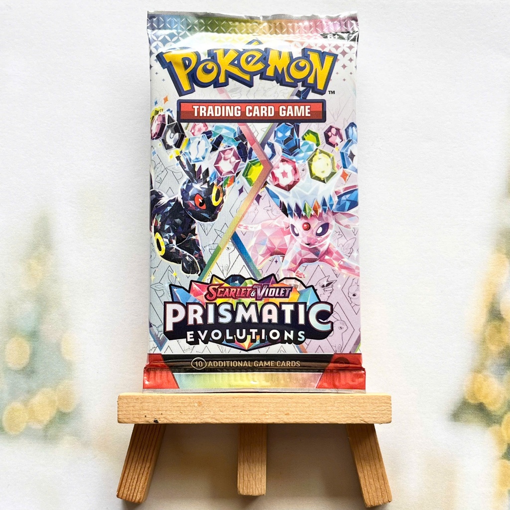 Gói bài Prismatic Evolutions Booster Pack tiếng Anh chính hãng - Túi thẻ Series Scarlet & Violet Pokemon TCG