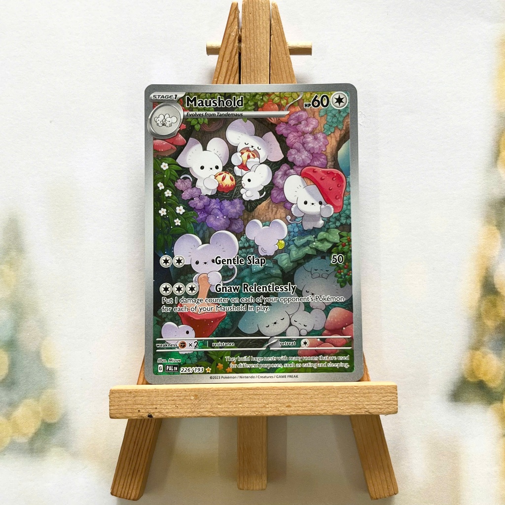 Thẻ hình Pokemon Maushold 226/193 - Lá bài lẻ Paldea Evolved Illustration Rare tiếng Anh chính hãng